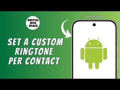 HOW TO SET A CUSTOM RINGTONE PER CONTACT ON ANDROID