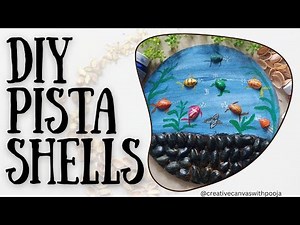 Fish Craft Using Pistachio shells|Wall Hanging Craft|Sea life using Pista Shells|Home decor #crafts
