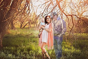 Family Portrait with 'Ghost Dad' Goes Viral