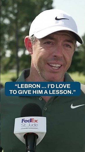 Rory McIlroy 🤝 LeBron James