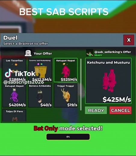 SAB DUEL SCRIPT OP #stealabrainrot #sab #script #fyp #roblox