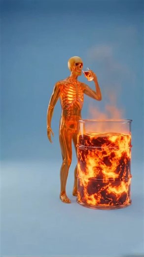 Asman khan on Instagram: "How long could you survive drinking different liquids? #facts #viral #reel #shortsreels #foryouシpage"