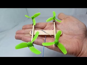 Como HACER un DRON estático a PARTIR de CHATARRA RECICLABLE muy FÁCIL y RÁPIDO en CASA