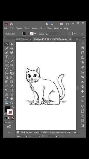 Illustrator Design Tutorial with Image Trace | #adobe #tutorial #illustrator