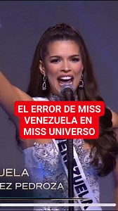 8.2M views · 53K reactions | El ERROR de miss Venezuela al responder en Miss Universo #missuniverso #missuniverse #belleza #moda | Diazto Te Informa | Facebook