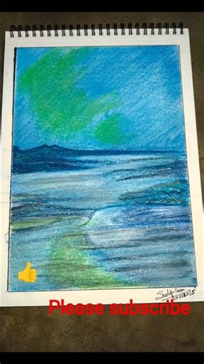 landscape drawing by soft pastel colours/soft pastel se landscape drawing #shorts #viral