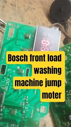 Bosch front load washing machine jump problem