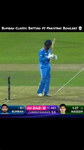 Bumrah Classic Batting In T20 Format 💀 #trend