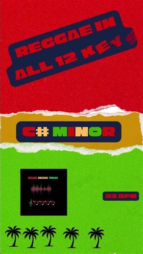 Reggae Backing Track in C sharp Minor (Short Loop)