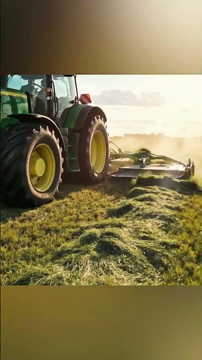 John Deere Tractor Making Quick Work of the Field #agriculture #farming #machinery