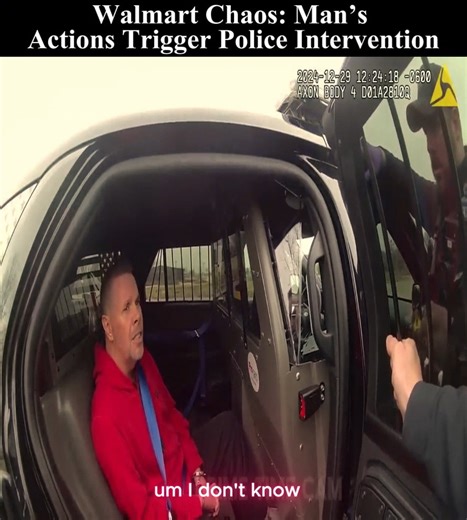 Walmart Chaos Man’s Actions Trigger Police Intervention #copwatch #bodycam #dashcam #footage #crime #policeofficer #cops | Chada
