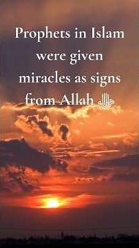 The Role of Prophets’ Miracles in Islam?