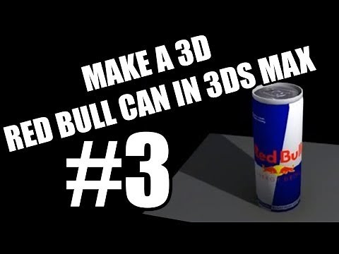 3ds Max Tutorial - Part 3 - Model and Texture a Red Bull Can UVW Unwrap