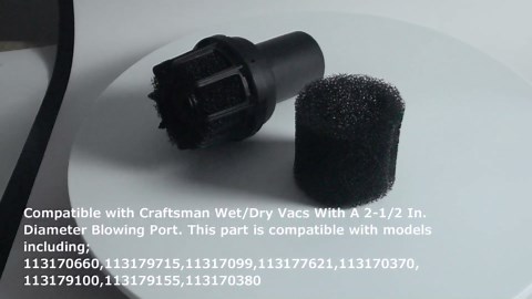 2-1/2 In Muffler Diffuser Wet/Dry Vac Attachment for Craftsman CMXZVBE38660 Shop Vacuums Diffuser Attachment