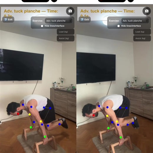 Evaluating Adv Tuck Planche Techniques Using AI