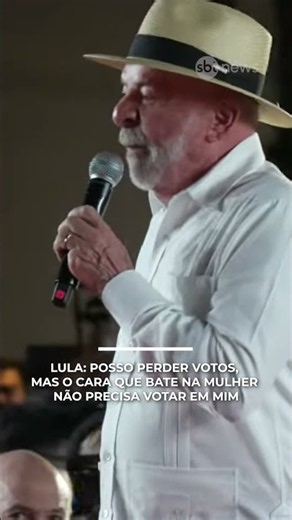 Lula: "If you beat women, don't vote for me" | #SBTNews
