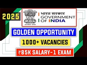 📢 Golden Opportunity! 1000+ Govt Job Vacancies 2025 | Latest Notification Out! 📊