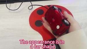 Little SyoheFerrari Sports car Mouse, Office Mouse, Children's Mouse, Creative Mouse, Optical Engine Smart Mouse, Wired USB Mouse. (red)