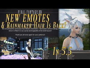 FFXIV: NEW Emotes Leaked & Rainmaker Hairstyle is BACK!!