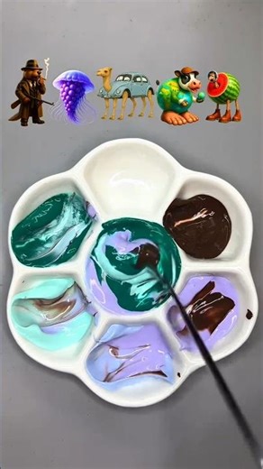 Mixing Random Colors Until It Feels Illegal 😳🎨 | Satisfying Color ASMR#asmr #satisfying #shorts