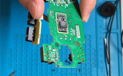 罗技g102二代鼠标拆解更换微动教程