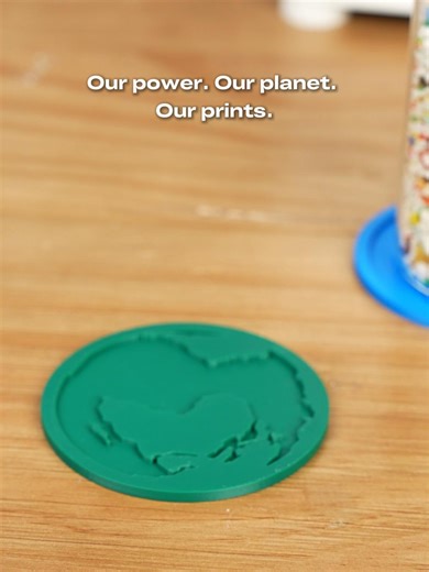 3D Print Scraps to Earth Coaster | Recycle Filament