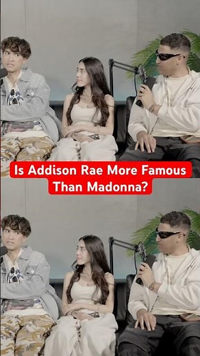 Is Addison Rae More Famous Than Madonna? #celebrity #addisonrae #madonna #music #shorts #shortsfeed