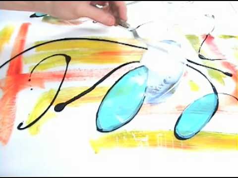 Creating a 'Dry Monotype'