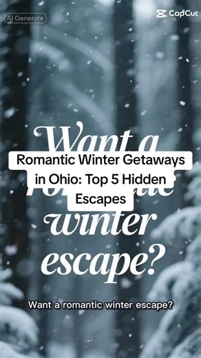 Romantic Winter Getaways in Ohio: Top 5 Hidden Escapes