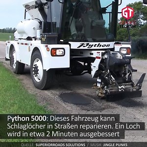 Raffiniert: Mit dieser Maschine können Schlaglöcher in Rekordzeit ausgebessert werden SuperiorRoads Solutions | Die Tester