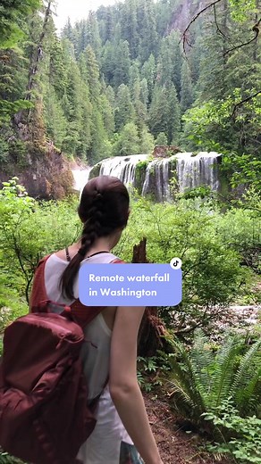 One of Washington’s most remote waterfalls #pacificnorthwest #pnwlife #pnwonderland #pnw #waterfall #waterfalls #washingtoncheck #washingtonstate