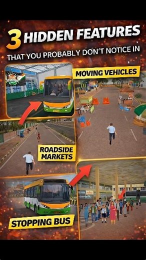 3 Hidden Features in Bus Simulator India #thelabibbhai #shorts
