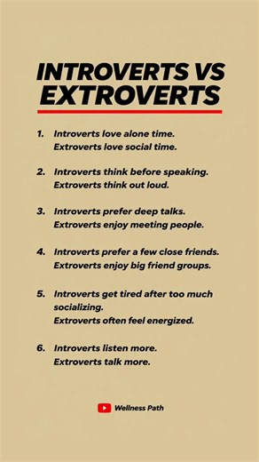 Introverts vs Extroverts 🧠 | Psychology Facts You Should Know