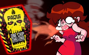 FNF BUT CESAR EAT A HOT CHIP AND EXPLODE(ONE CHIP CHALLENGE)