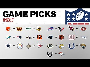 Week 5 Game Picks!