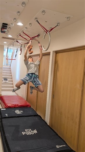 Walter Bowers on Instagram: "Grip Strength Test: Tethered Nunchucks obstacle line Up-for-grabs Tethered Nunchucks to C-Ring, then to dropping hooks, to large C-Ring to the double cane precision to smiley face eyes!  #grip #gripstrength #nunchucks #ninja #ninjawarrior #obstaclecourse #trending #reels #diy #sports"