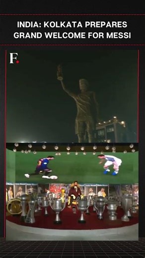 #FirstpostNews: Kolkata Gears Up for Lionel Messi’s India Visit, 70-Foot Statue Set for Unveiling
