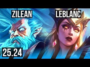 ZILEAN vs LEBLANC (MID) | 20K damage | EUW Master | 25.24