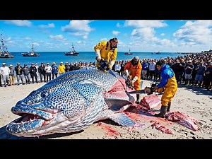 How Fishermen Earn $10 Million Catching Giant Grouper – Deep-Sea Fishing Documentary