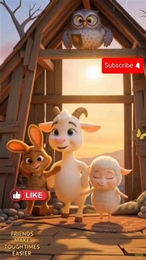 Goat New Friends | A Heartwarming Kids Story About Friendship #cartoon #goatstory