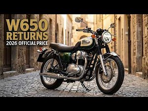 2026 Kawasaki W650 Revealed? The Legend Returns to Dethrone RE!