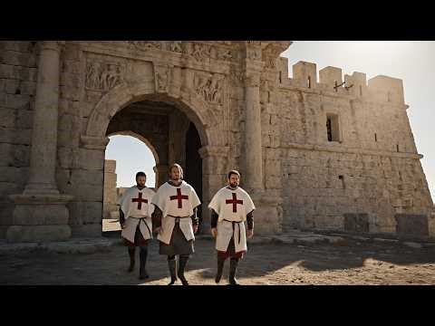 How the Knights Templar ATE, WASHED & SLEPT in MASSIVE Templar Fortresses | AI Reconstruction