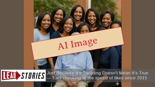 Fact Check: Photo Of 'Richard Miller' And Nine Adopted Daughters Is NOT Authentic, Does NOT Document Real-Life Story | Lead Stories