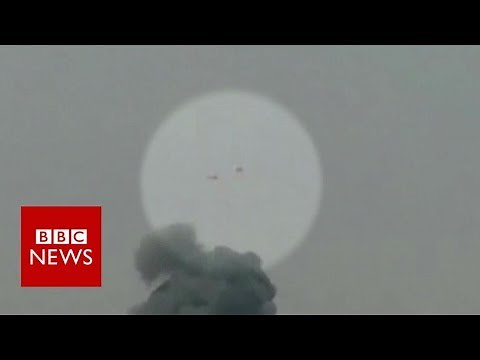 India planes crash during show rehearsal - BBC News