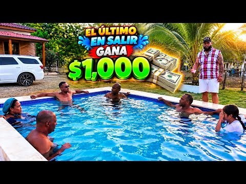 🔥 **¡EL ÚLTIMO EN SALIR DEL AGUA GANA $1,000! 💦💰**