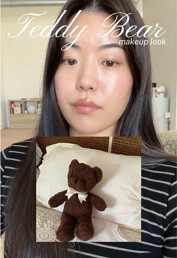 Teddy Bear-Inspired Fall Makeup Look