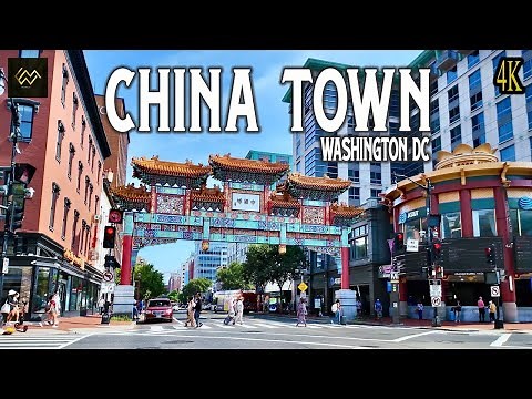 Chinatown Washington DC Walking Tour [4K]