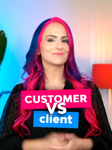 Customer vs Client 🇺🇸 Duas palavras parecidas… mas usadas em contextos diferentes. Você sabe a diferença? 👇