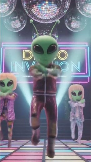 When Aliens Learn Human Dance Styles | dame tu cosita 💀 #alien #funny #animation