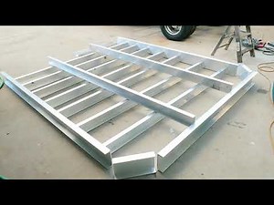 DIY Aluminum Flatbed Dump-Bed Build 2021- Part 1